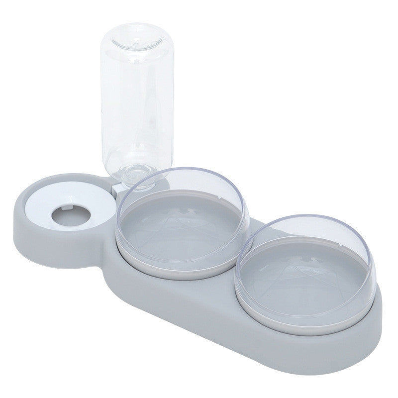 Dog & Cat Feeding Station Food Bowl + Water Dispenser