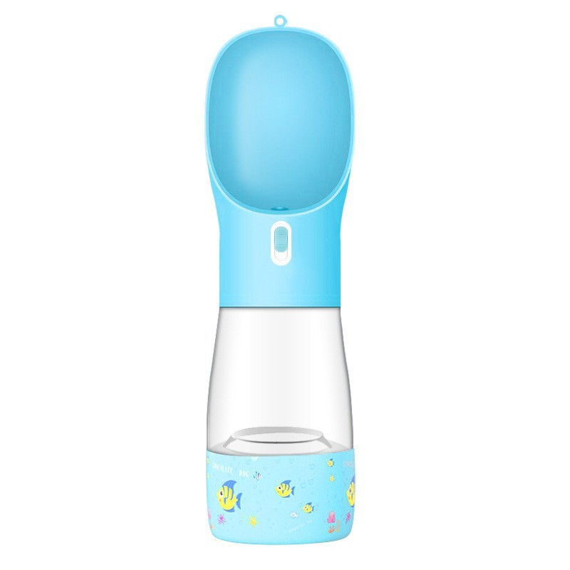 Portable Dog Travel Bottle Water & Food Feeder
