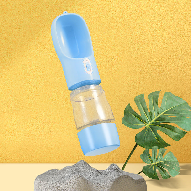 Portable Dog Travel Bottle Water & Food Feeder