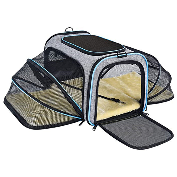 Cat Carrier Airline Approved Expandable Travel Bag