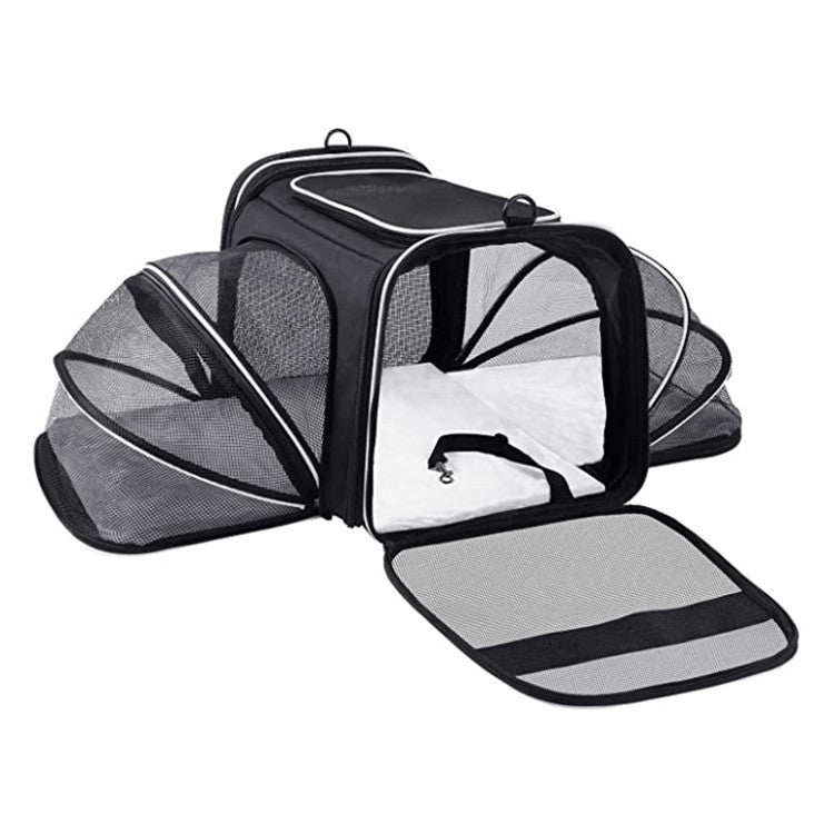 Cat Carrier Airline Approved Expandable Travel Bag