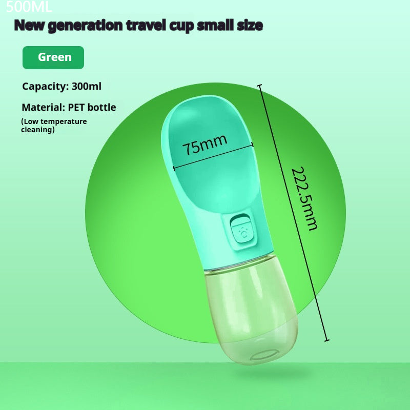 Portable Dog Travel Bottle Water & Food Feeder
