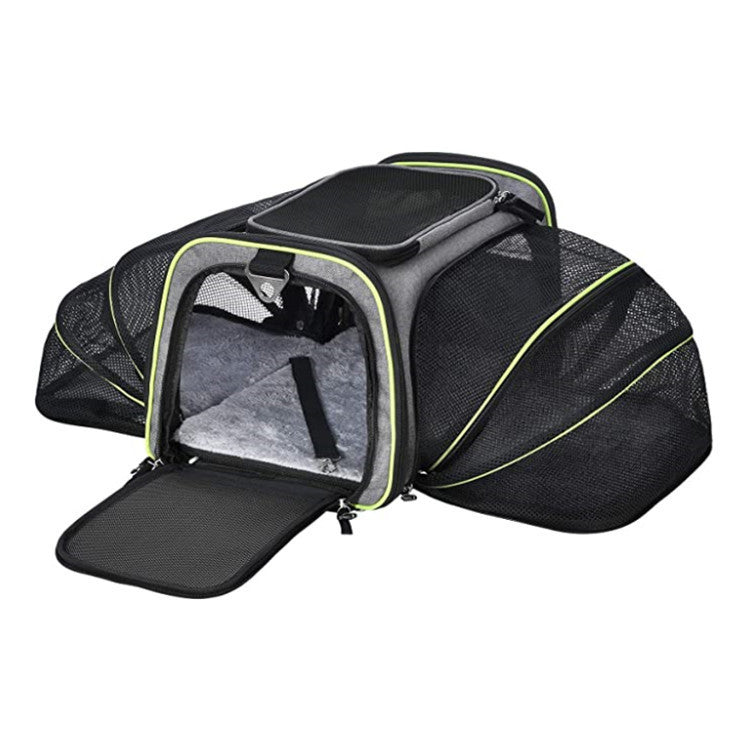 Cat Carrier Airline Approved Expandable Travel Bag