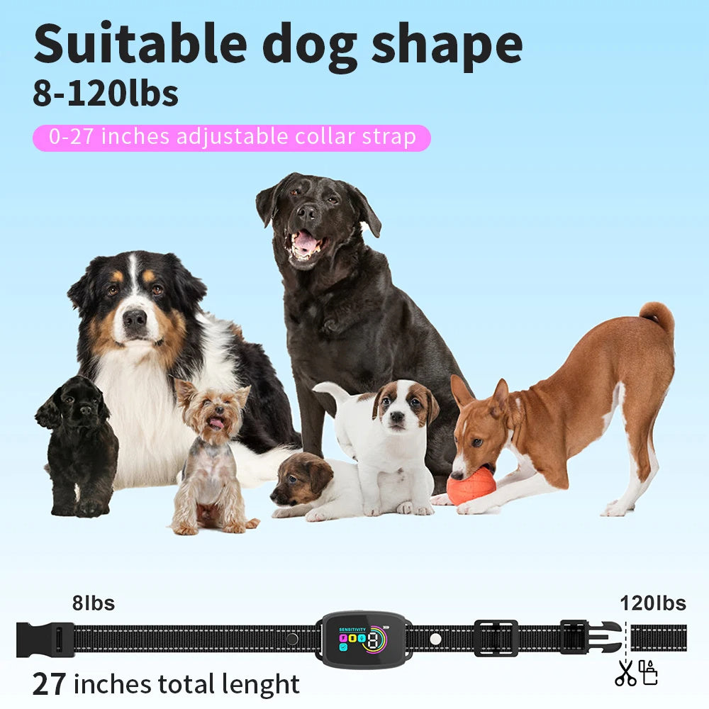 Anti Barking Dog Collar Smart Rechargeable Stopper