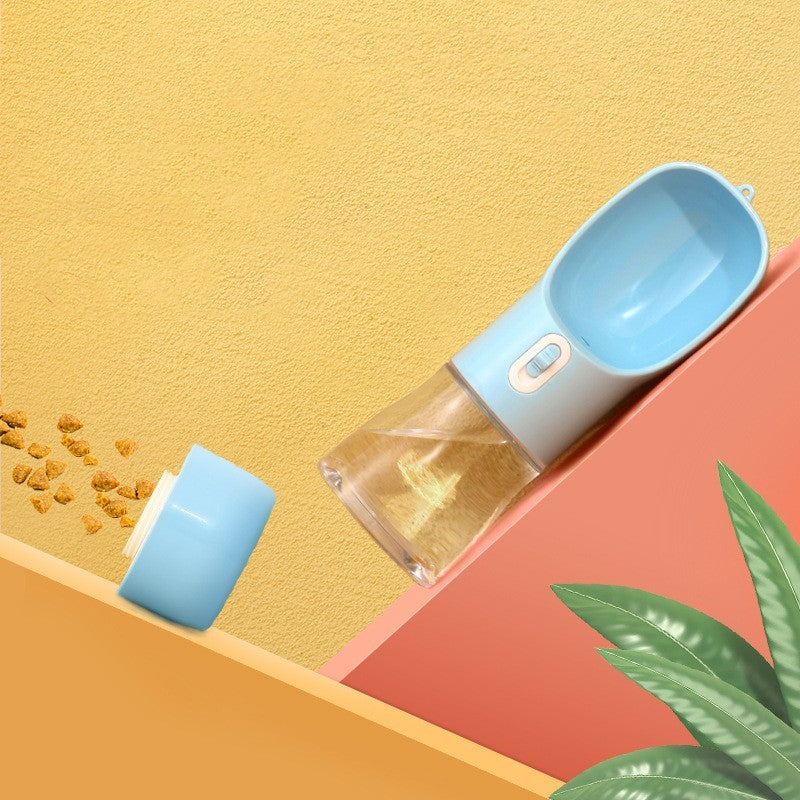 Portable Dog Travel Bottle Water & Food Feeder