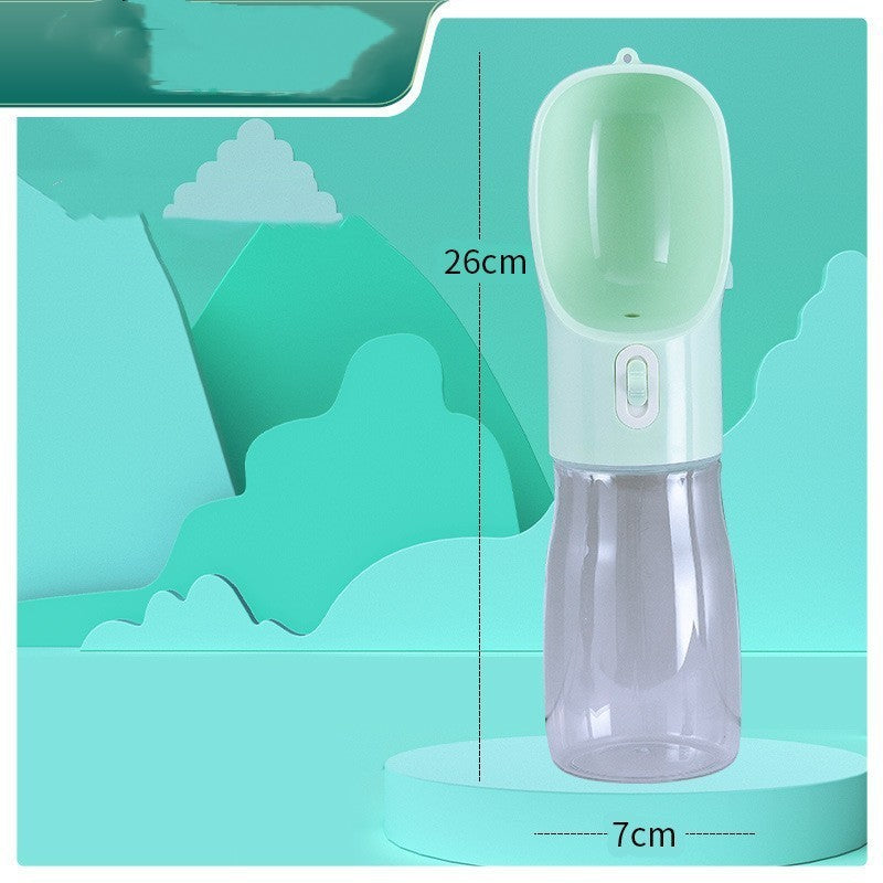 Portable Dog Travel Bottle Water & Food Feeder