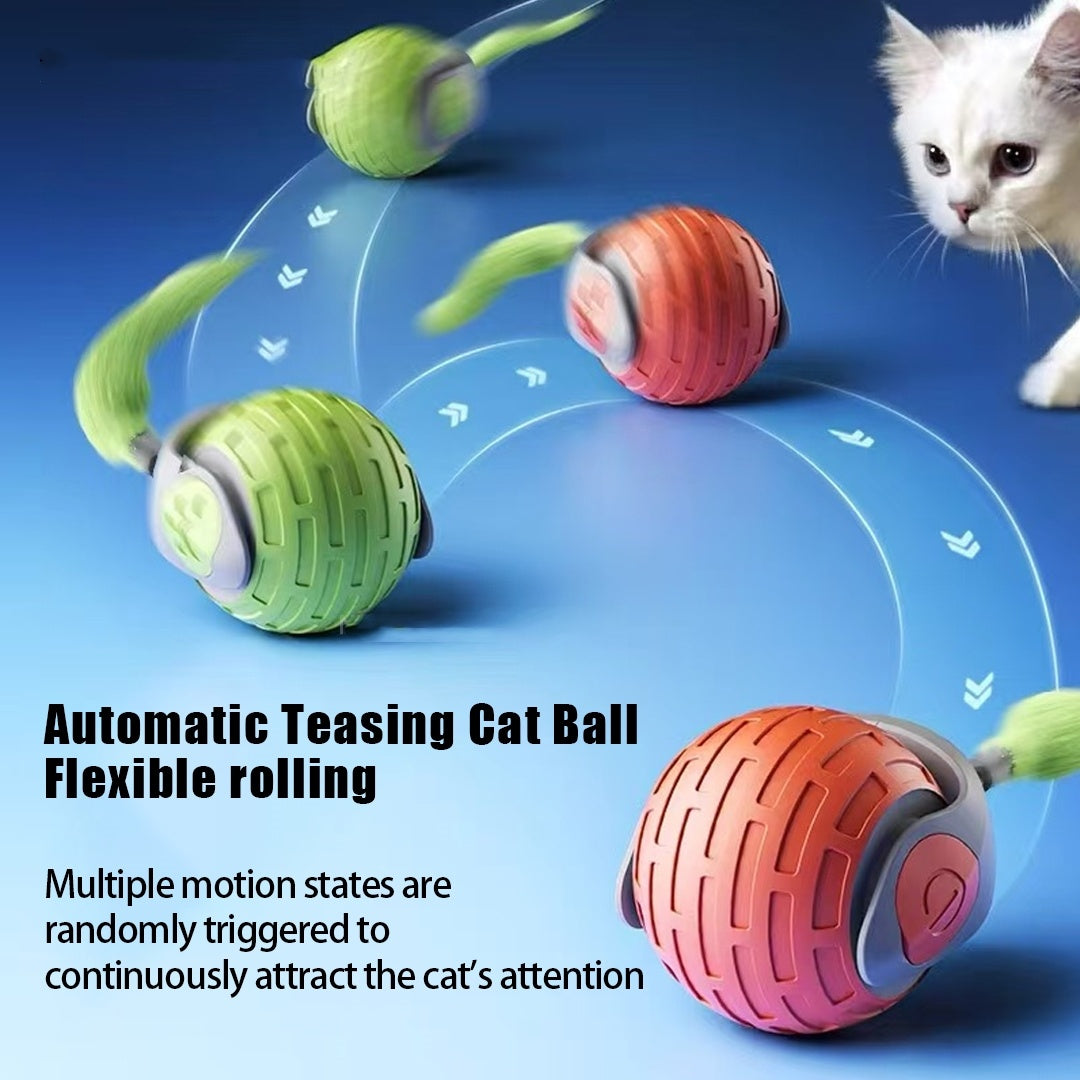 Cat Interactive Toy Smart Rolling Ball USB Rechargeable