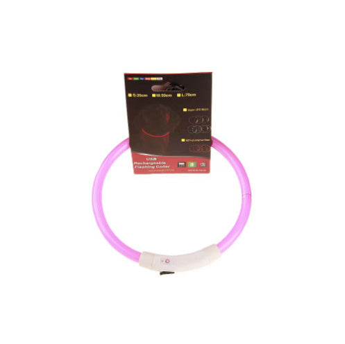 Dog Collar Light USB Rechargeable LED Safety Collar