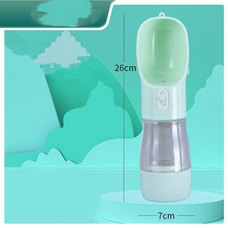 Portable Dog Travel Bottle Water & Food Feeder