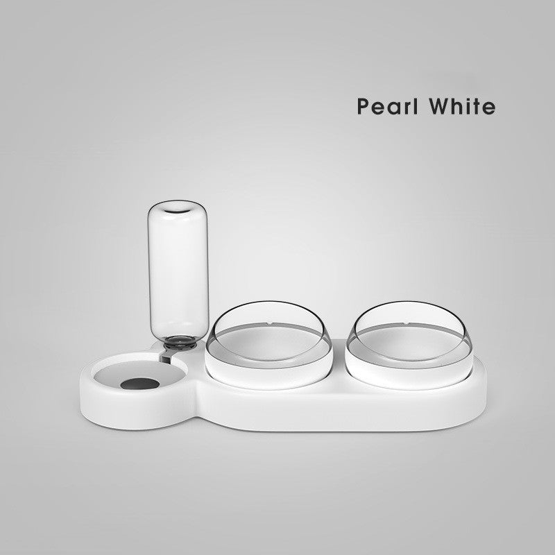 Dog & Cat Feeding Station Food Bowl + Water Dispenser