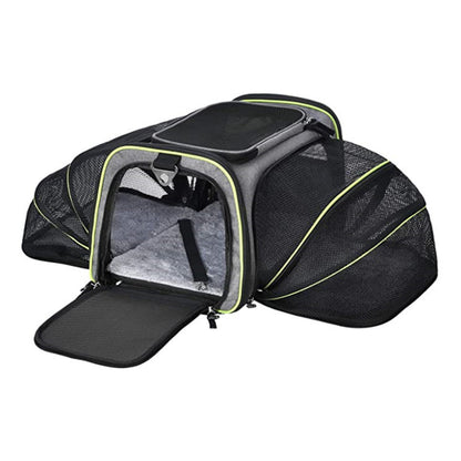 Cat Carrier Airline Approved Expandable Travel Bag