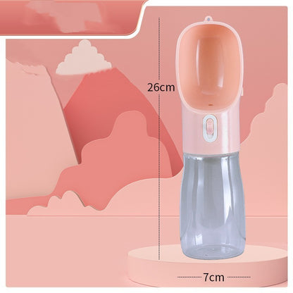 Portable Dog Travel Bottle Water & Food Feeder