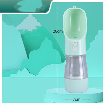 Portable Dog Travel Bottle Water & Food Feeder
